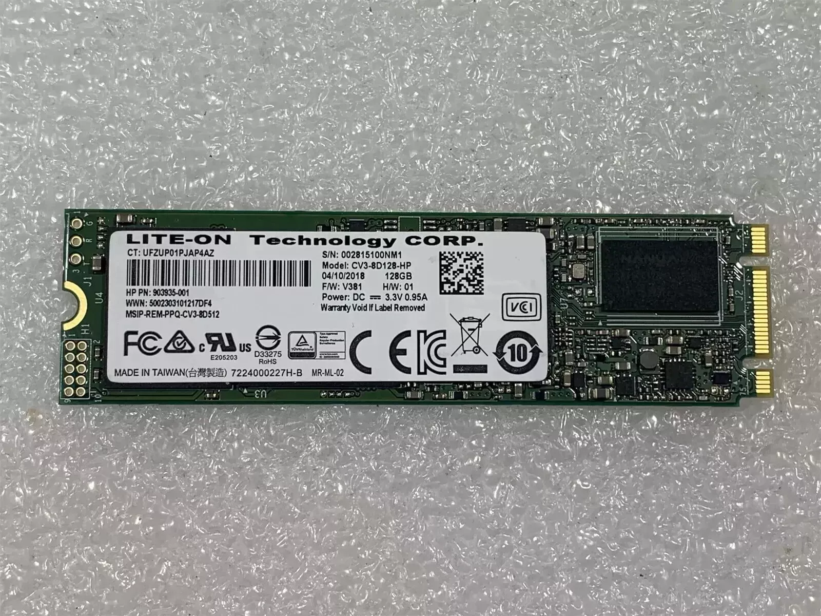 OEM HP 128 GB Solid State Drive - M.2 2280 - SATA 903935-001