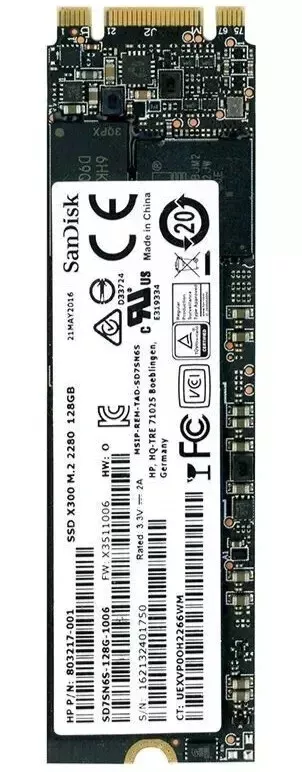 OEM SanDisk X300 128GB M.2 SATA III SSD – SD7SN6S-128G-1006 / 803217-001 - Image 2